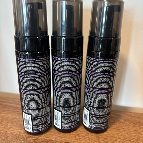 B TAN Love at First Tan Self Tanning Mousse - Darker Violet Base - set of 3 NEW - Picture 3 of 3